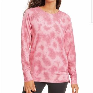 Ideology Women's Tie-Dyed High-Low Hem Sweatshirt